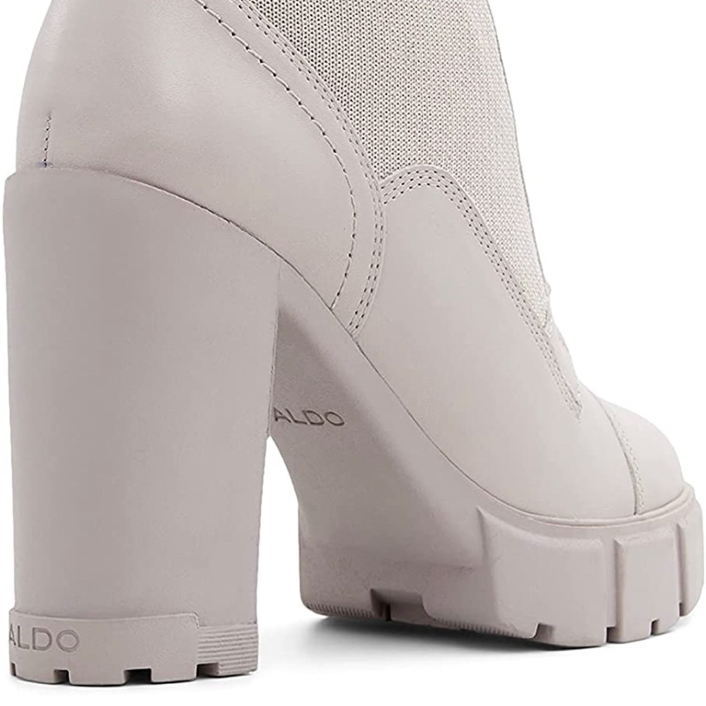 Aldo Women's Heeled Boots in Light Gray - Picture 3 of 6